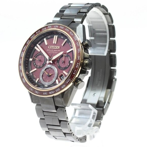 CITIZEN Attesa Satellite Wave F950-0029S04 GPS Men's Watch - Picture 2 of 10